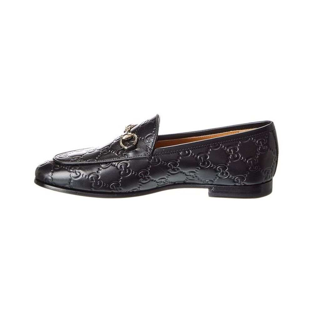 Gucci Jordaan Leather Loafer, Black - Picture 2 of 5